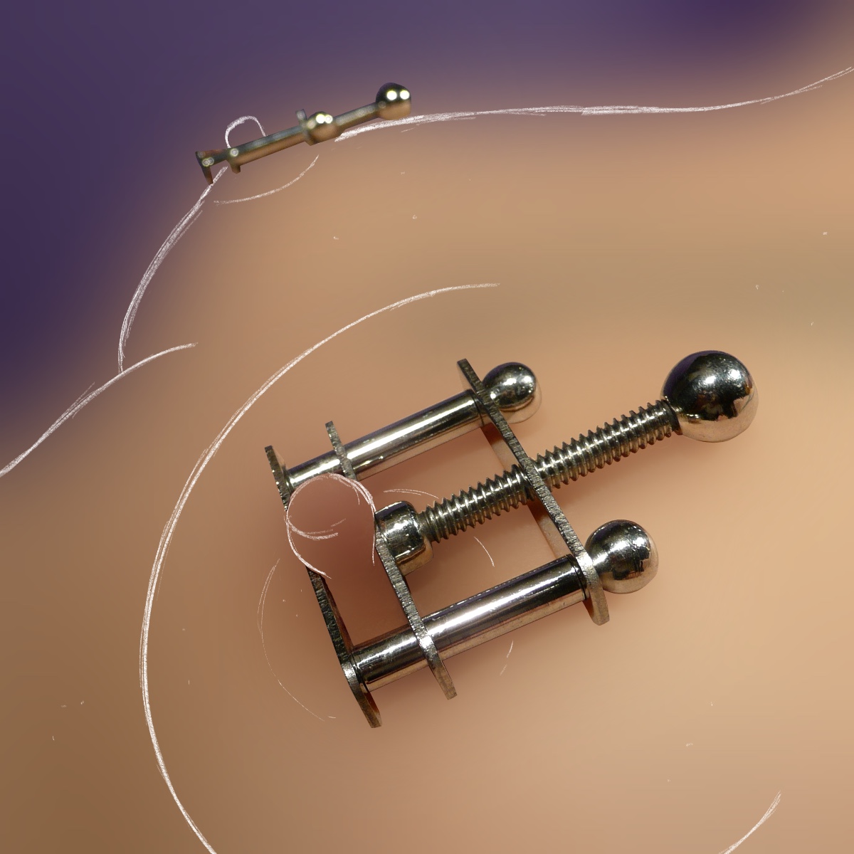 Nippel-Zwingen aus Edelstahl