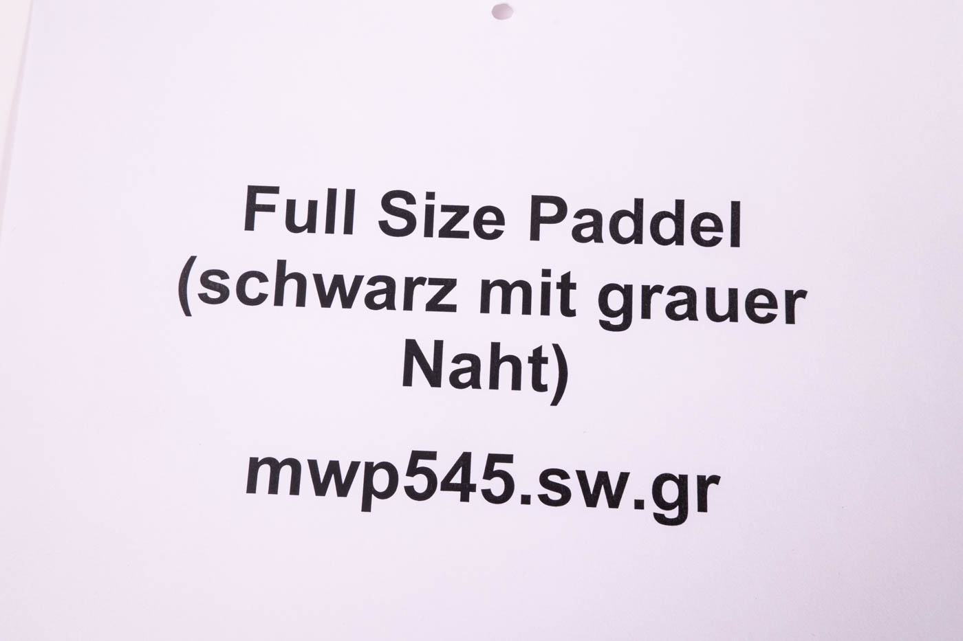 Full Size Paddel