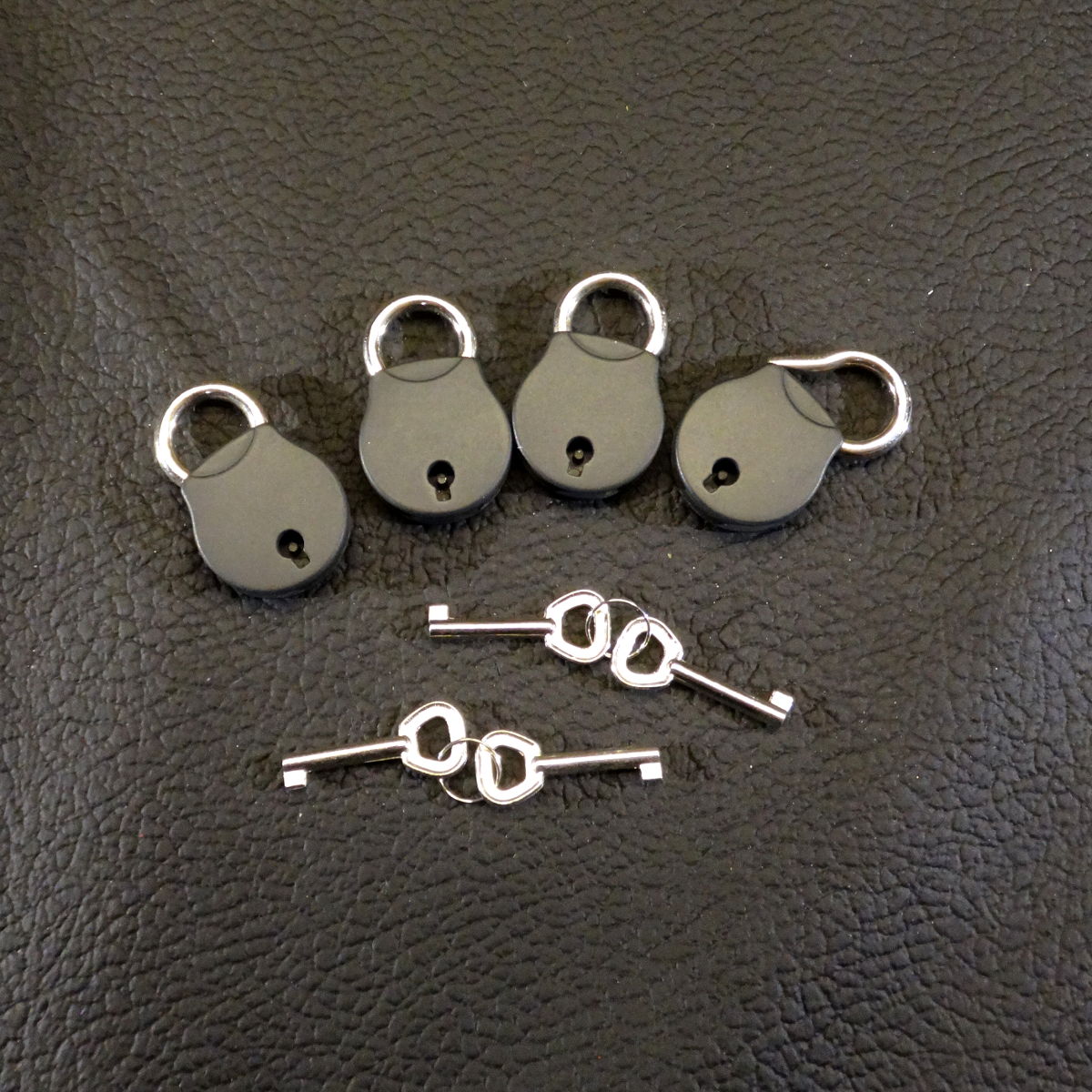 Kleines Vorhängeschloss, 4er-Set