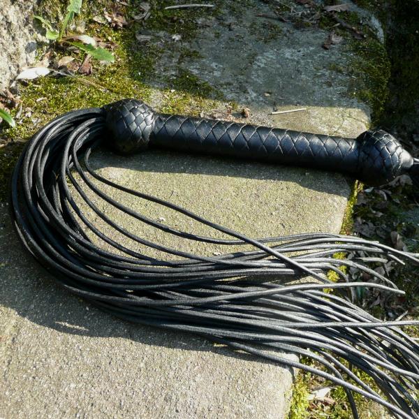 Strap Whip with Leather Cords