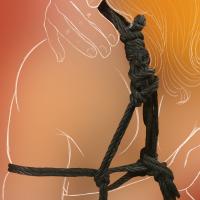 Hanfseil, schwarz, Länge: 10 m Hanfseil, schwarz, Länge: 10 m