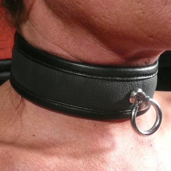 "Ihsan" - Halsband mit O-Ring, abschließbar