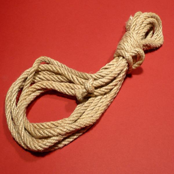 Hemp Rope, Natural-Coloured, Length: 5 Metres