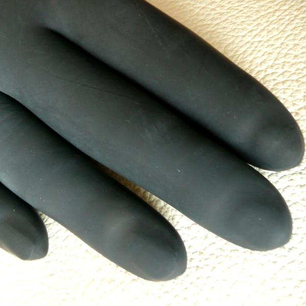 Latex Examination Gloves Black, Pack of 100