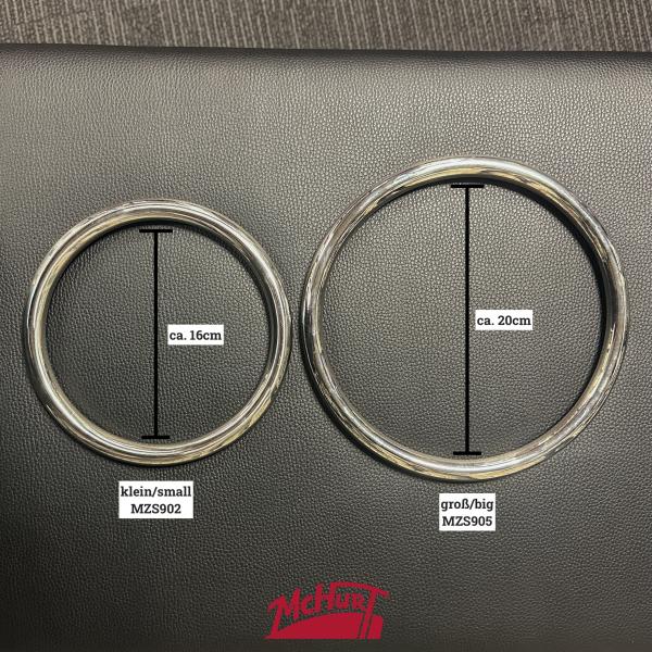 Kleiner Bondage-Ring aus Edelstahl