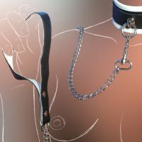 "Sefa" - Führleine schwarz/weiß "Sefa" - Führleine schwarz/weiß