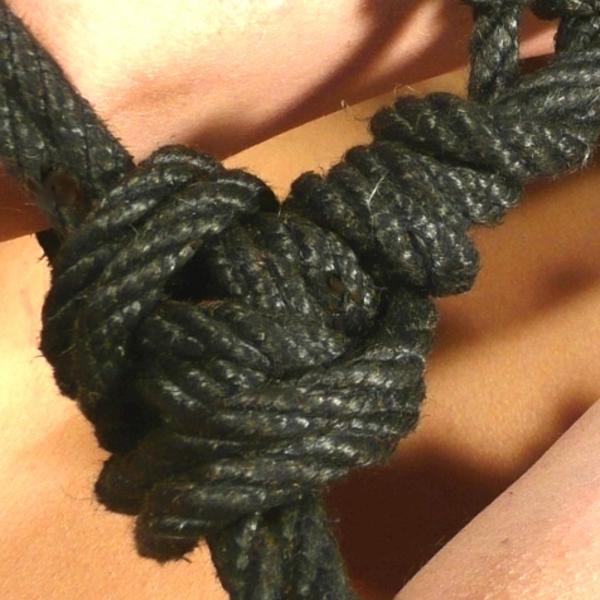 Hemp Rope, Black, Length: 5 Metres