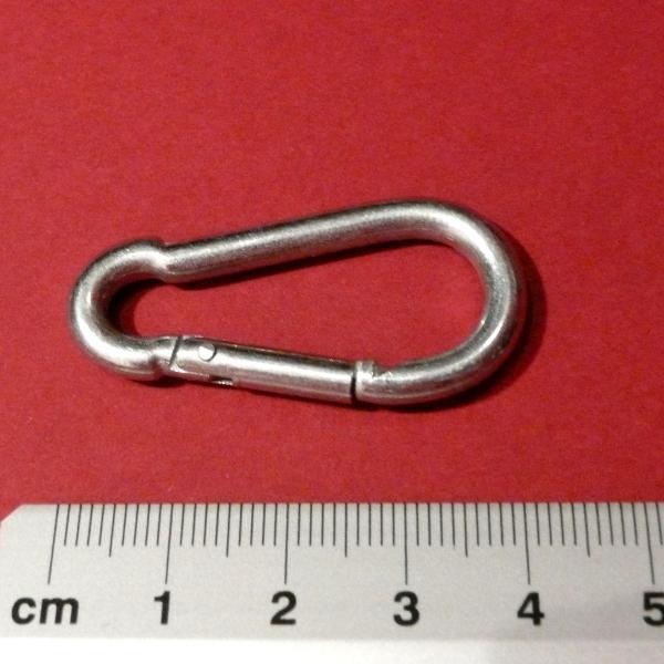 Karabinerhaken, Länge 4,0 cm