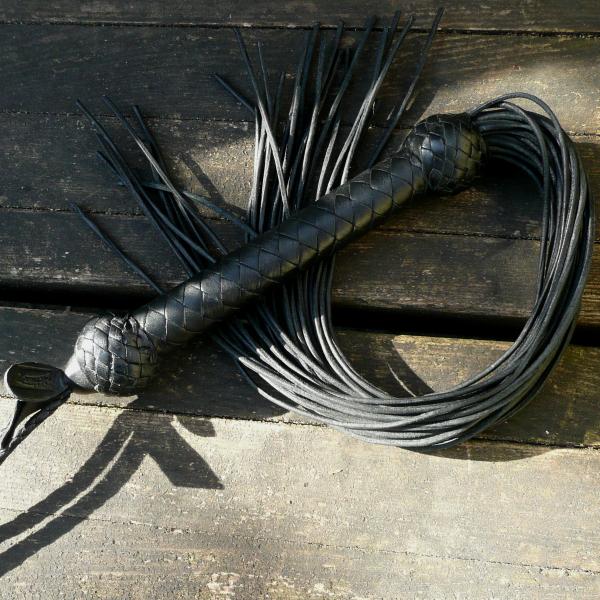 Strap Whip with Leather Cords