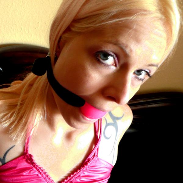 Ball Gag Selfie.