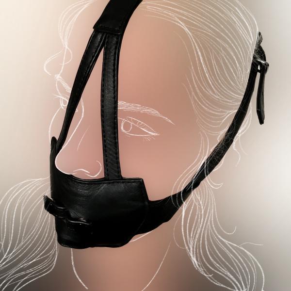 Muffle-Harness mit Knebel-Option