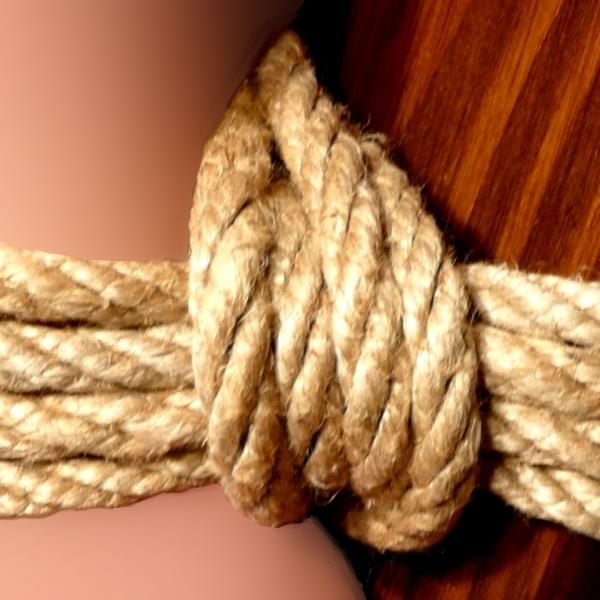 Hemp Rope, Natural-Coloured, Length: 3 Metres