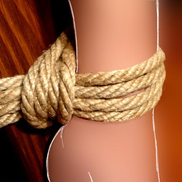 Hemp Rope, Natural-Coloured, Length: 3 Metres