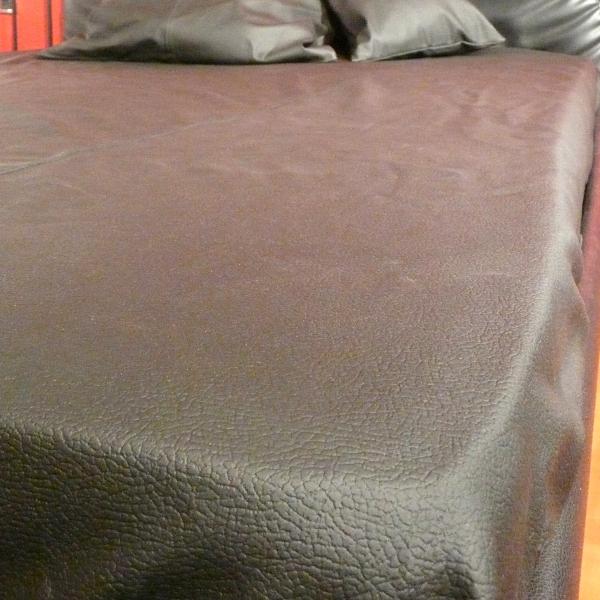 Fitted Bedsheet, made of artificial leather