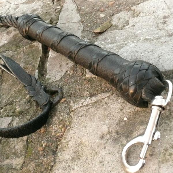 'Roy', Dog Whip with round handle