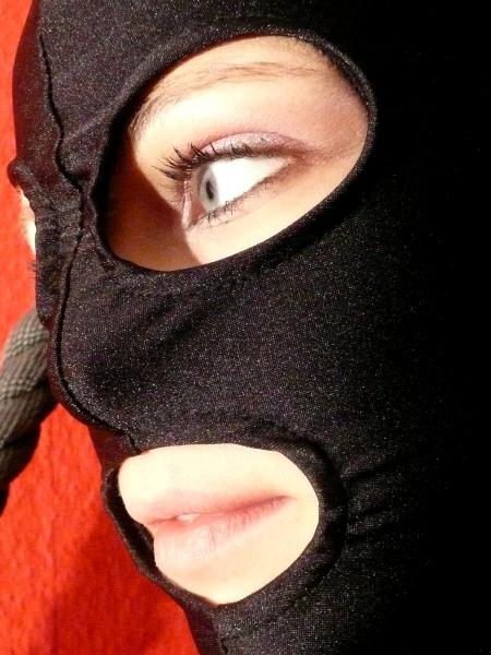 Elastic Hood, with eye and mouth opening