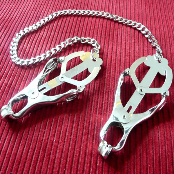 &quot;Butterfly&quot;-Nipple Clamps with Chain
