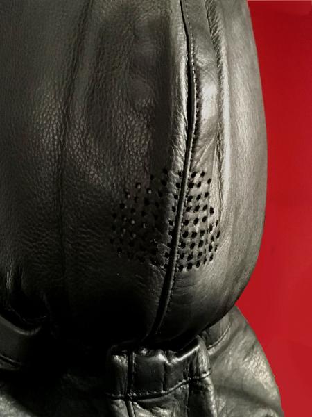Slack Hood made of leather