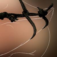 Hanfseil, schwarz, Länge: 5 m Hanfseil, schwarz, Länge: 5 m