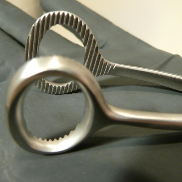 Collin Tongue Forceps (serrated)